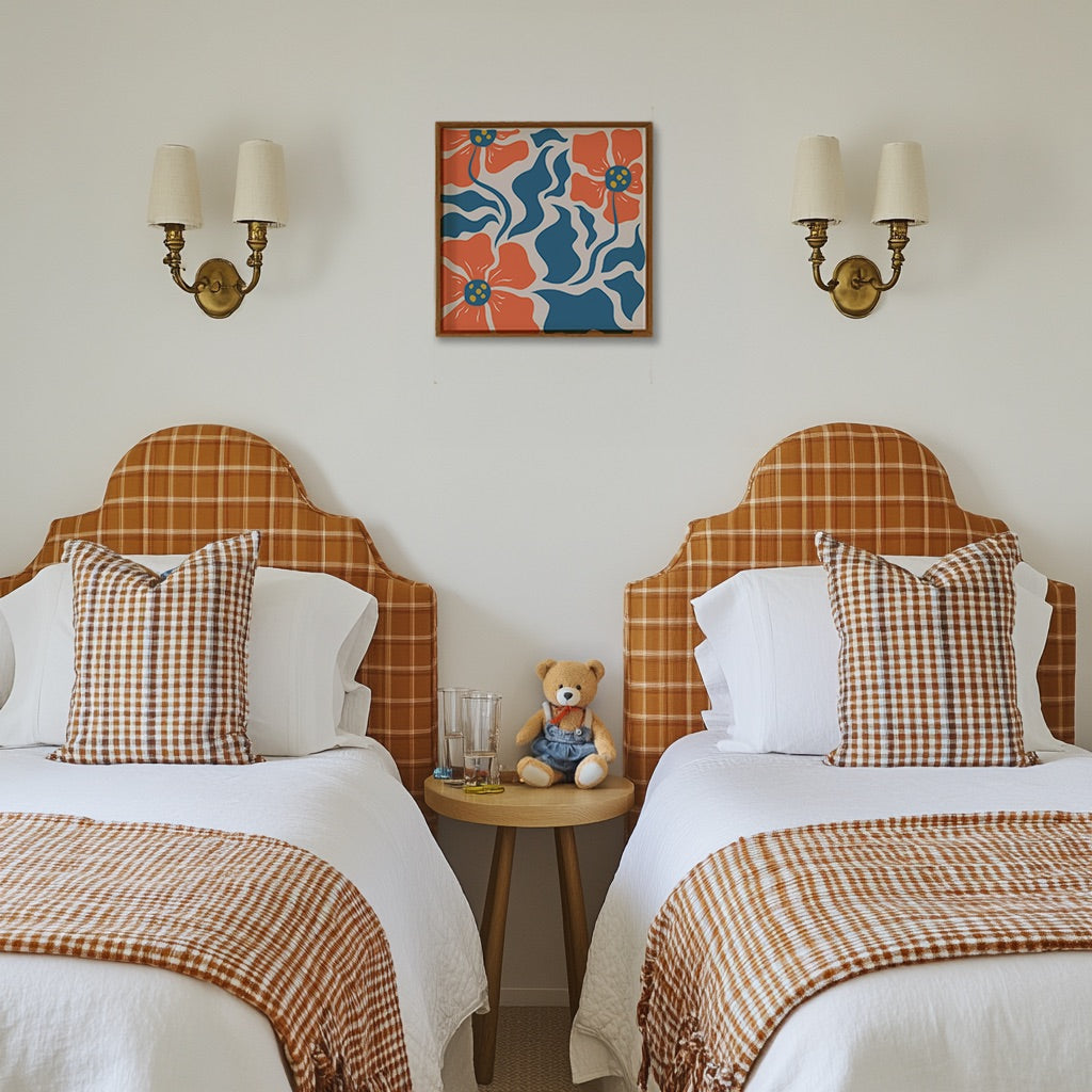 1:1 Ratio Twin Bed Frame PSD & Canva Frame Mockup