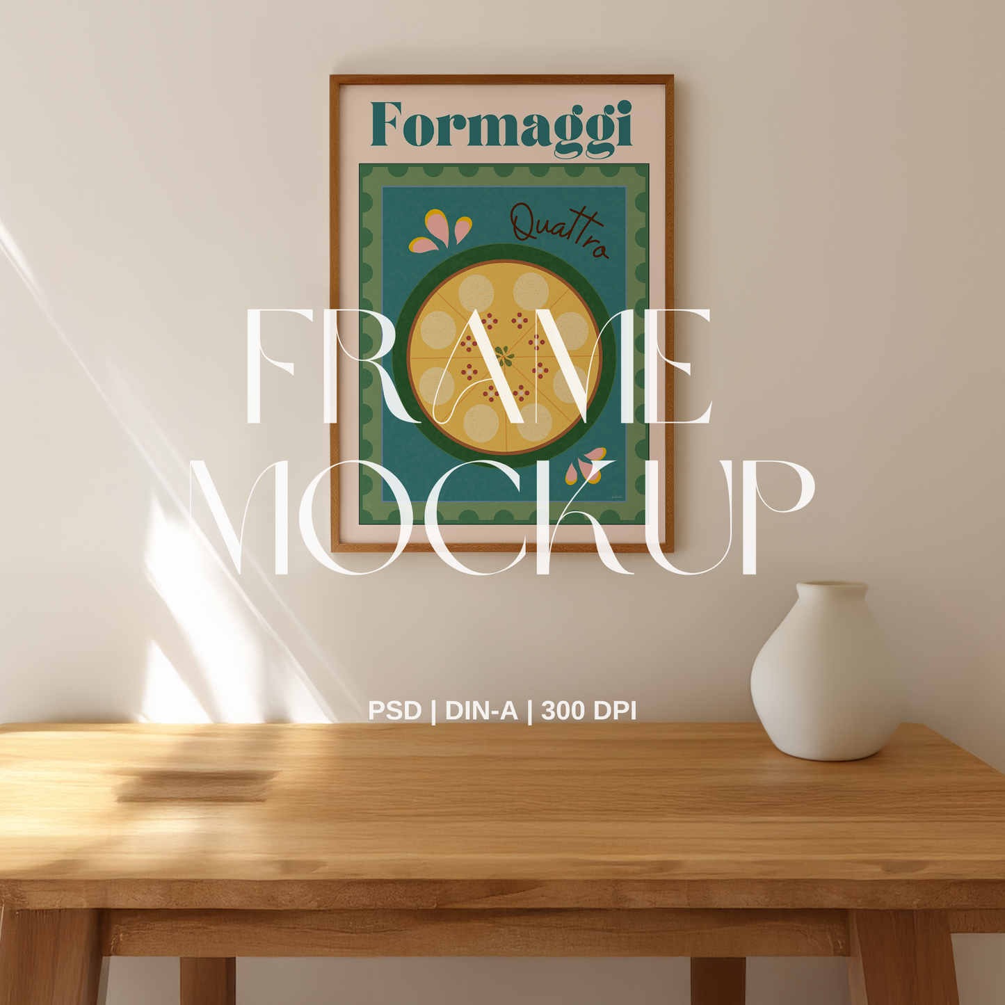 Oak Frame Mockup
