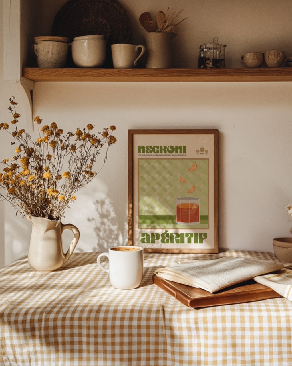 Warm Kitchen PSD Frame Mockup